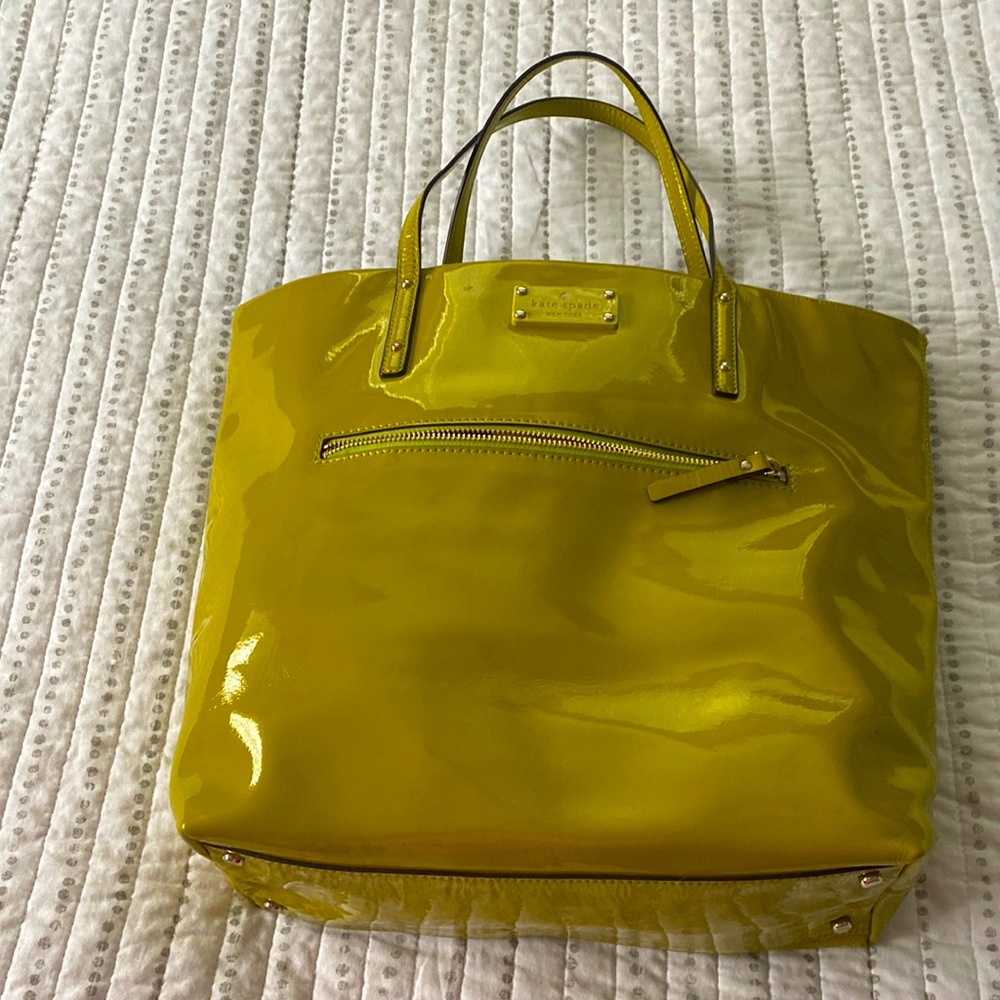 Kate Spade Moroccan Green Patten Tote
